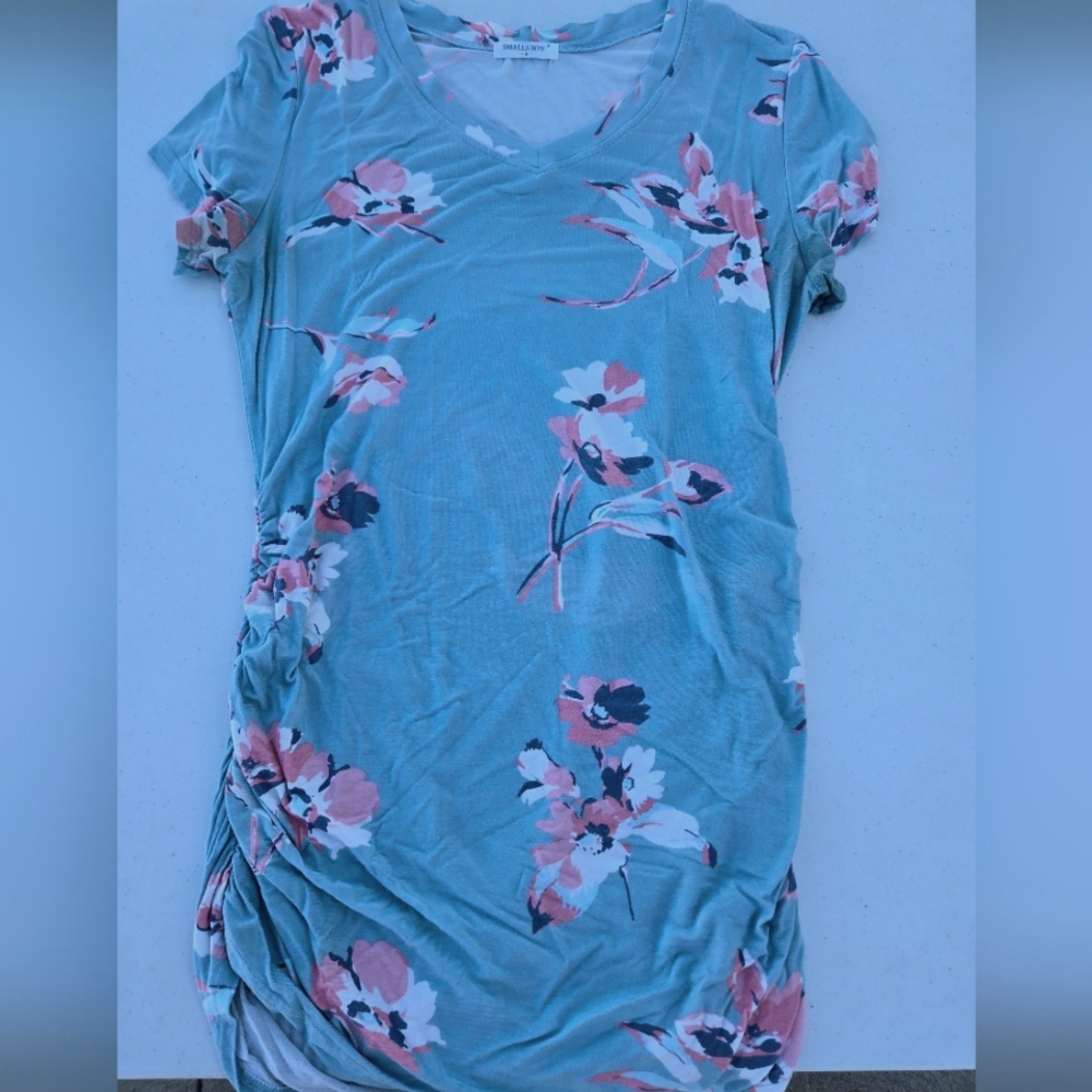 Maternity Floral Shirt